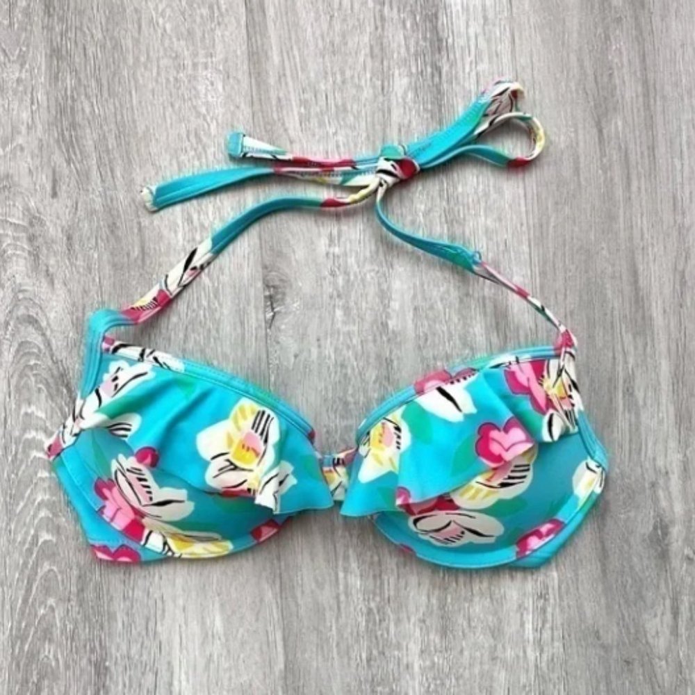 Aerie Floral Bikini Top (32B)